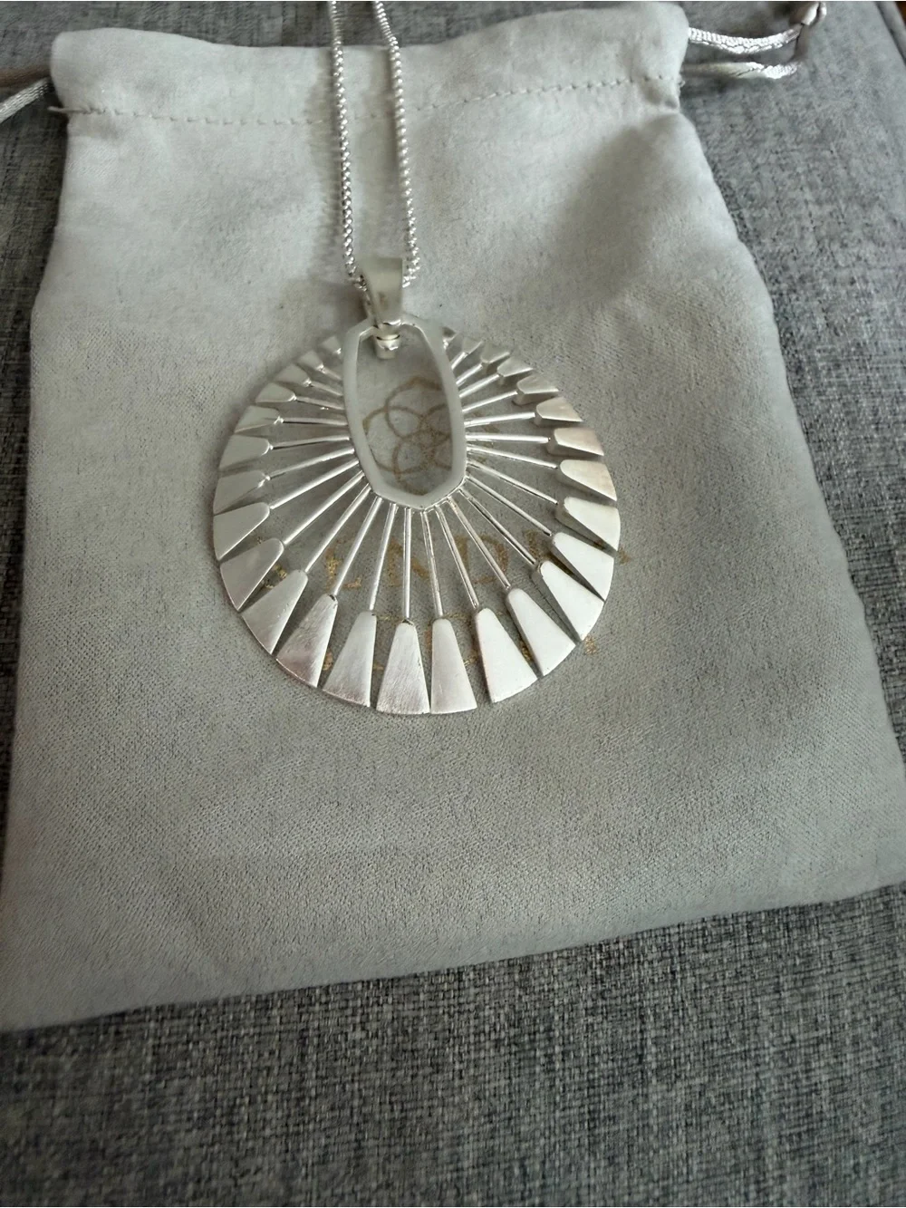 Kendra Scott Silver Deanne Necklace